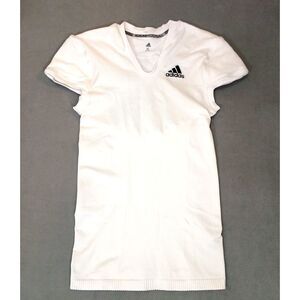 Adidas Football White Techfit Primeknit Climacool Jersey  Men's Size‎ XL